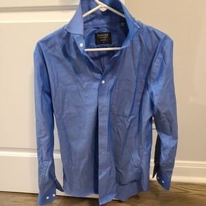 Blue Nordstrom dress shirt size 15.5